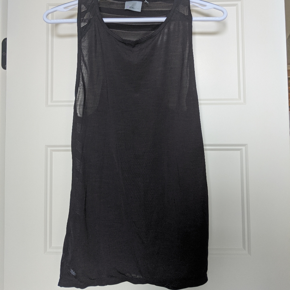 Black athleta mesh tank